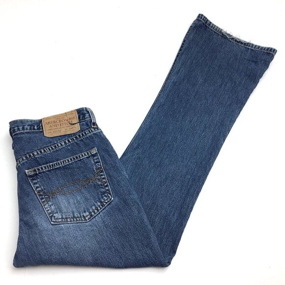 Abercrombie & Fitch Women's Jeans Flare Leg Button Fly Cotton size 4 length 32" - Picture 12 of 12